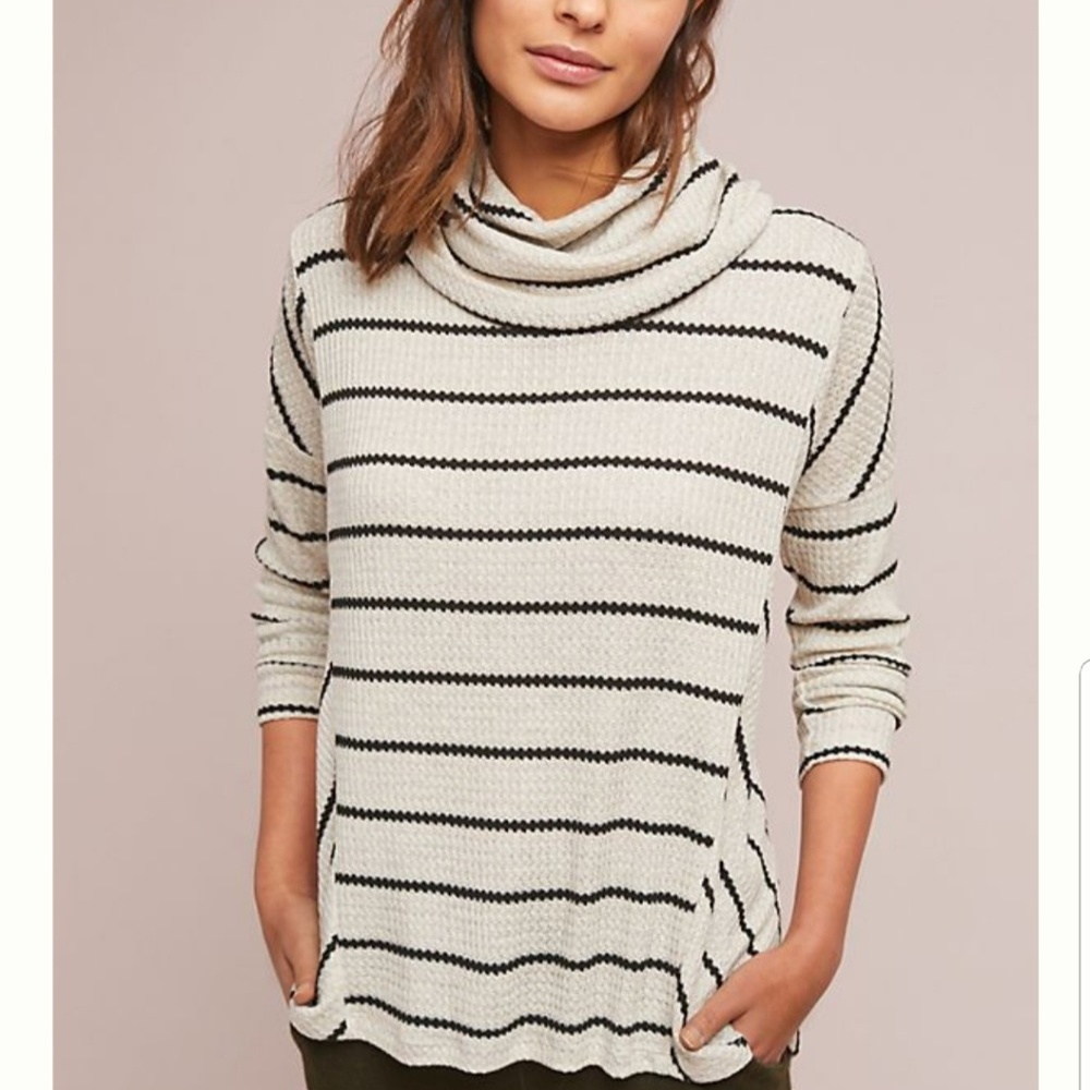 Ari+Ali waffle pullover nwt LP petite